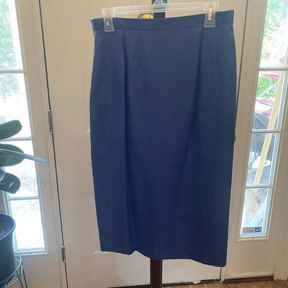 Vintage ADRIANNA PAPELL SILK SKIRT SUIT, BLAZER AND SKIRT SIZE 12 - Picture 6 of 12